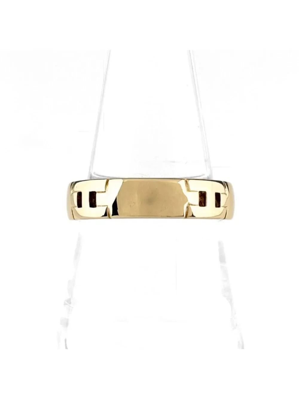 Hermes Cles Ring YG Yellow Gold